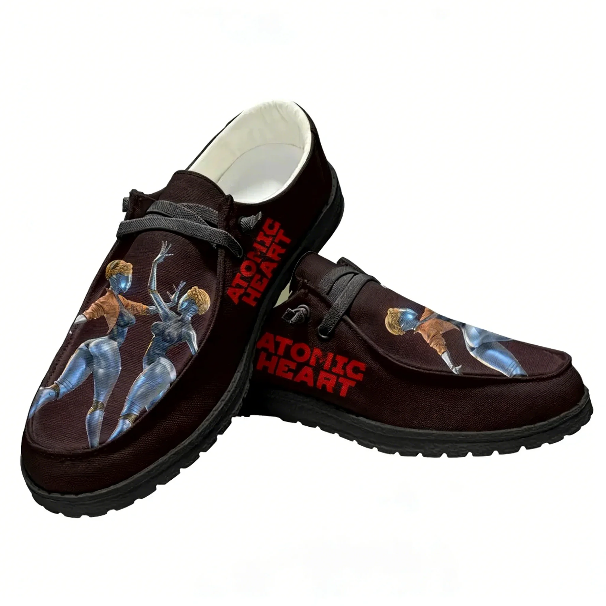 Oxford Lace Up Women - Atomic Heart Günlük Ayakkabılar Düz Ayakkabı