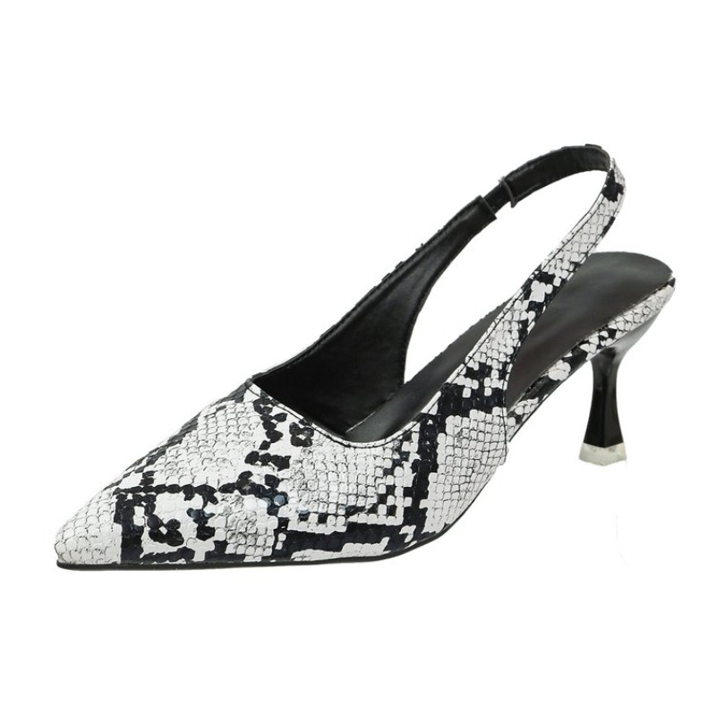 Slingback Yılan Derisi Stilett - Women'S Shoes Quality incelemesi ve fiyatı
