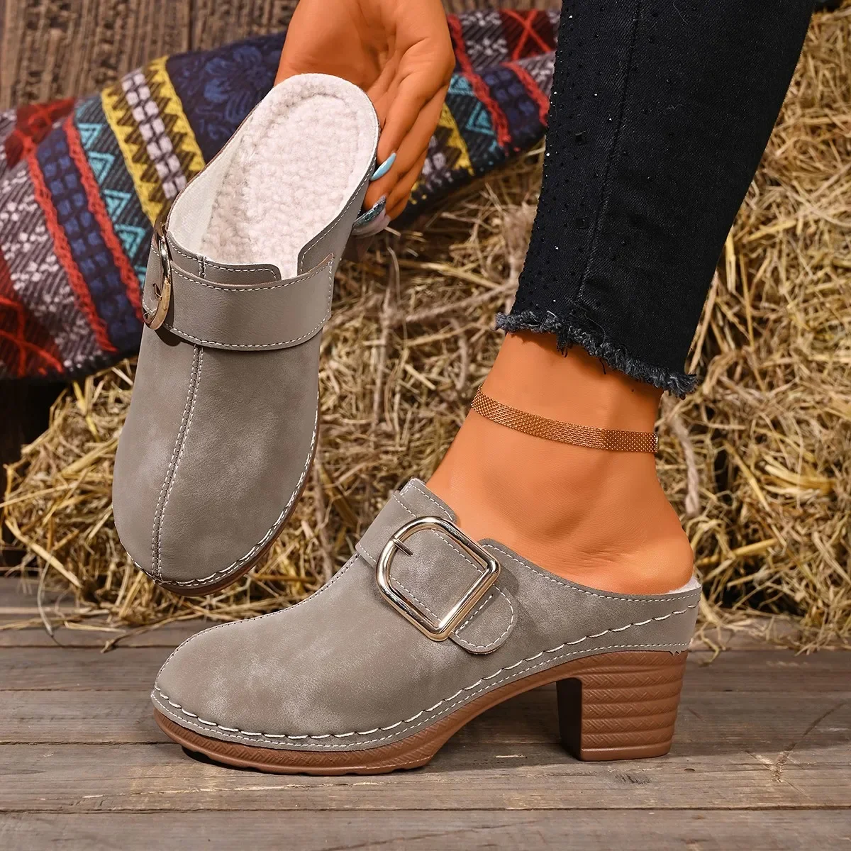 Kadınlar için Kalın Tabanlı Te - Women'S Shoes Clogs incelemesi ve fiyatı