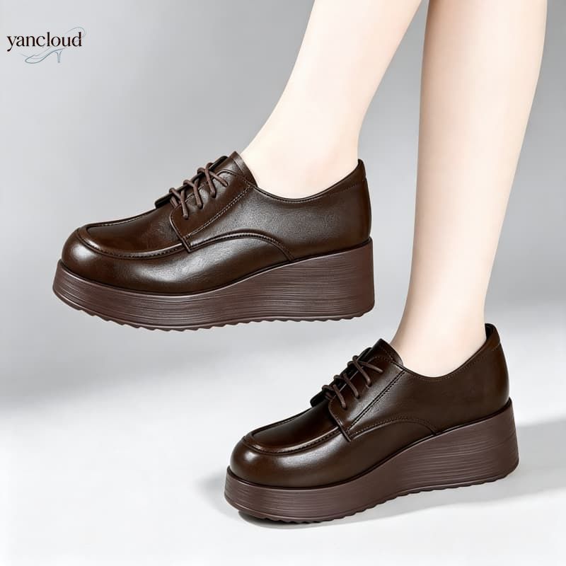 6cm Rahat Derin Ağızlı Yumuşak - Oxford Lace Up Women incelemesi ve fiyatı